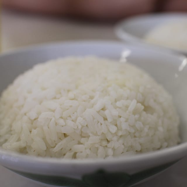 Steamed Rice.