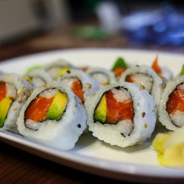 Salmon Avocado Roll.